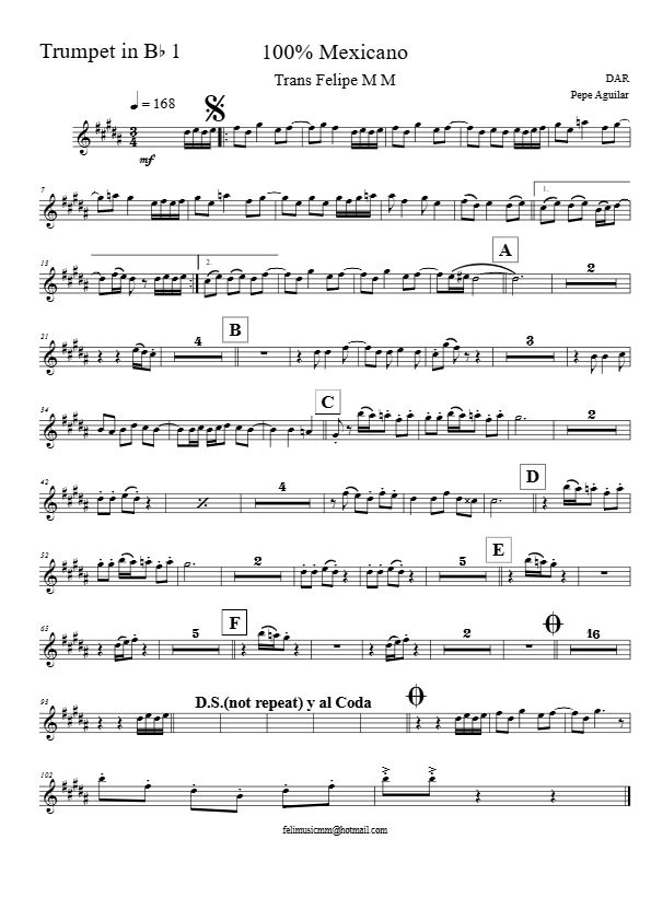 La imagen puede contener una previsualizacion de una partitura